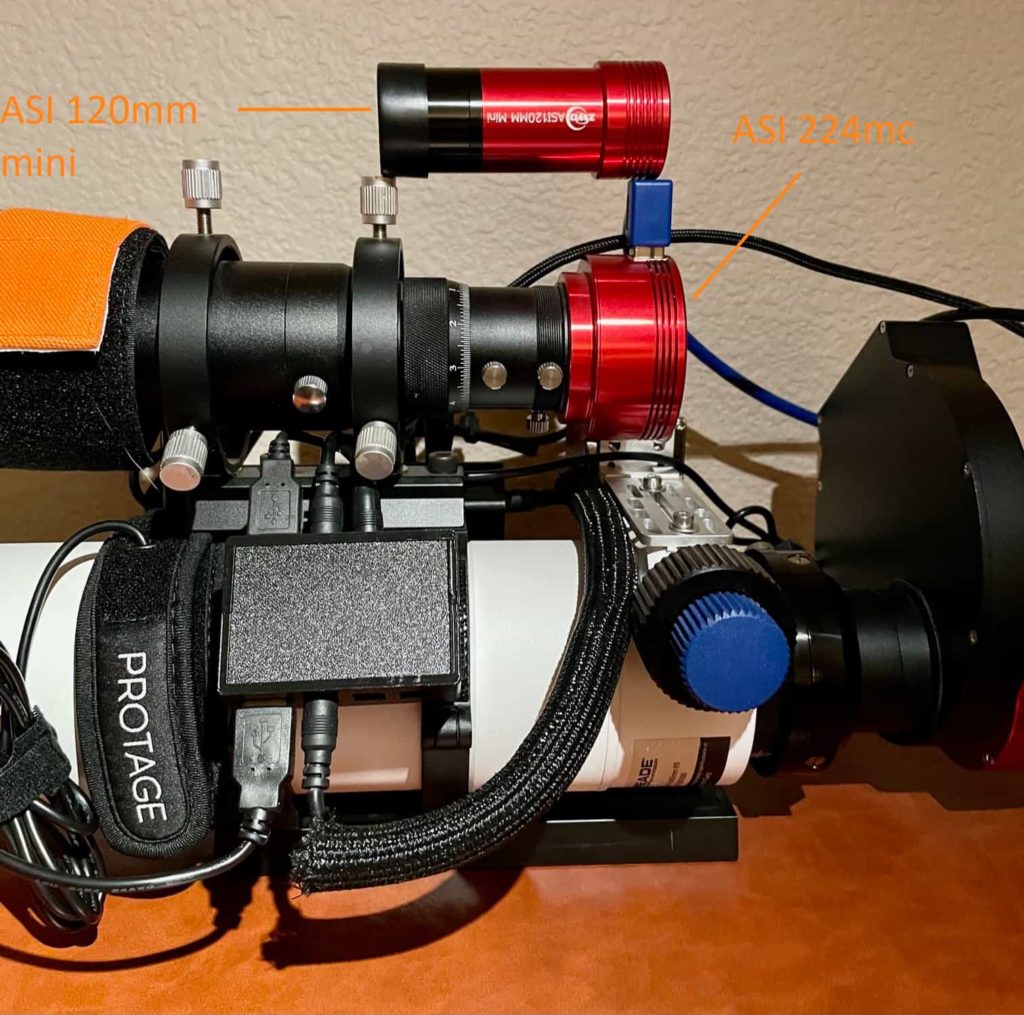 Autoguiding ASI120mm vs 224mc